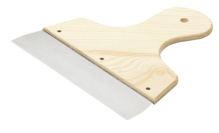 Bredspackel m/trähandtag 200 mm Anza